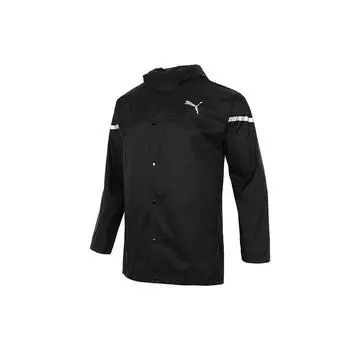 Puma Sports Casual Windproof Hooded Woven Jacket Men Jacket Black 846293-01 S