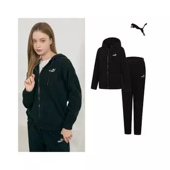 Puma SportS Women S Logo Point Zip Up SetUp Women Black 1 Black PSFY2EM0100105