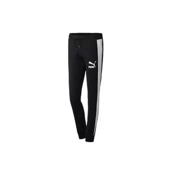 Puma Спортивные повседневные трикотажные брюки унисекс, черные 599905-01 M