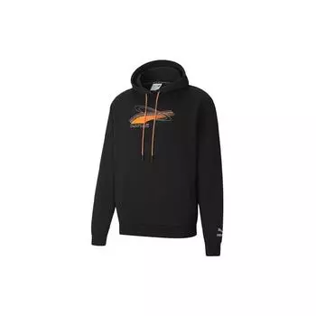 Puma Sporty Loose-Fit Knit Hoodie Мужские топы Черный 530289-01 XS