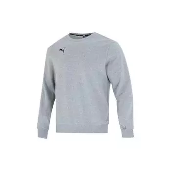 Puma SS22 Однотонный свитер с логотипом, мужские топы, серый 656933-33 S