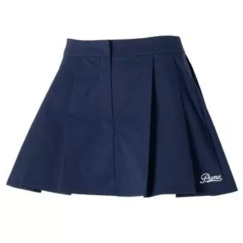 Puma Ss24 однотонная дышащая спортивная модная универсальная повседневная юбка женские юбки синего цвета 630945-14 M