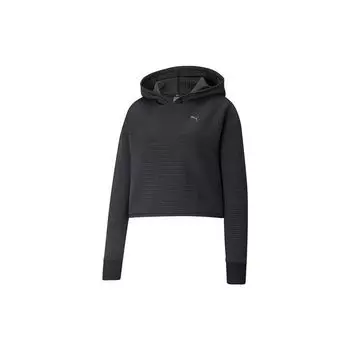 Puma Студия Йога Бег Тренировки Толстовка Женские толстовки с капюшоном Черный 520993-01 XS