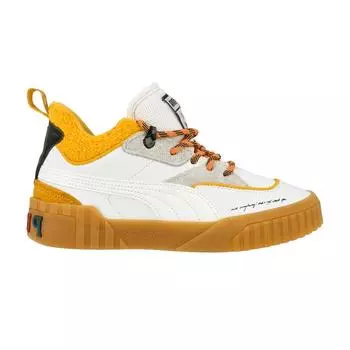 Puma Sue Tsai x Cali White Yellow Gum Женские кроссовки Black Gum-Brown 369877-01