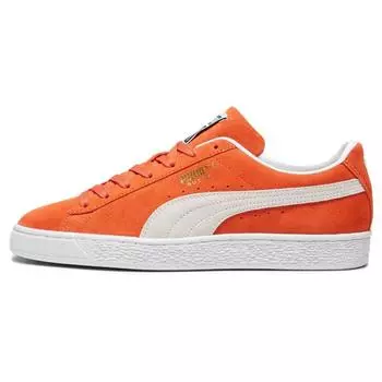 Puma Мужские кроссовки Suede Classic 21 Fall Foliage Оранжево-Белый 374915-82 38.5