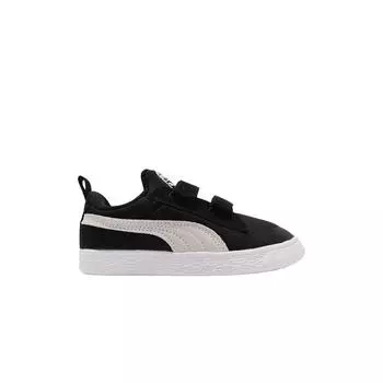 Puma Suede Light-Flex V Infant Black White Baby Sneakers 380732-01