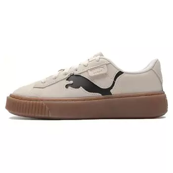 Puma Suede Platform Cutout — Женские кроссовки Alpine Snow Black Cream Putty 397233-02