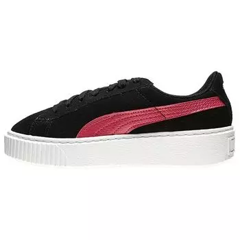 Puma Suede Platform Jr Snake - Черные/Любовное зелье Детские кроссовки 363906-01 37.5