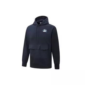 Свитшот с капюшоном и длинным рукавом с принтом логотипа Puma, мужской свитшот, фиолетовый 537392-43 M