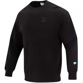 Puma Свитшот с круглым вырезом и логотипом, мужской, черный 624941-01 L