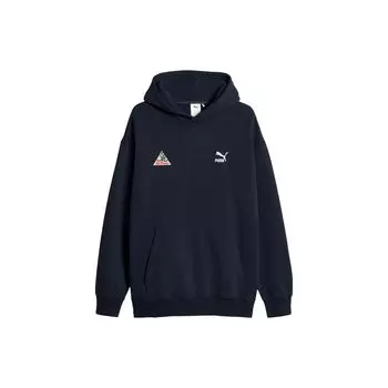Puma Свободная флисовая повседневная толстовка с капюшоном Neverworn II, мужские толстовки 620845-16 L