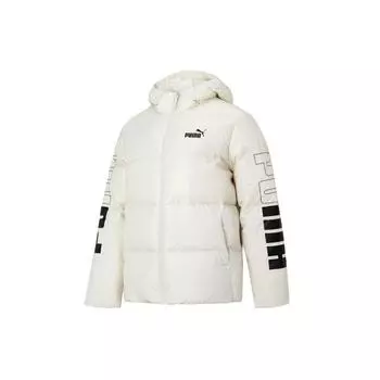 Puma Свободная однотонная куртка с капюшоном на молнии с длинным рукавом, женские куртки бежевого цвета 678722-87 S