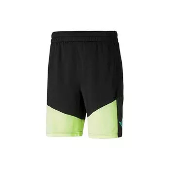 PUMA Свободные шорты с эластичной талией и прямыми штанинами, мужские брюки, черные 658293-51