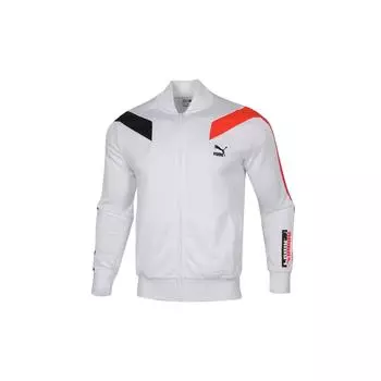 Puma T7 Fitted Color Block Stand воротник куртка мужская куртка белая 599220-02 S