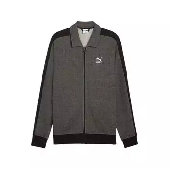 Puma T7 Олимпийка Мужская Куртка Серая 626397-01 XS