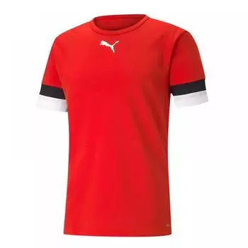 PUMA Team Rise Jersey 70493201 Мужская круглая футболка с коротким рукавом
