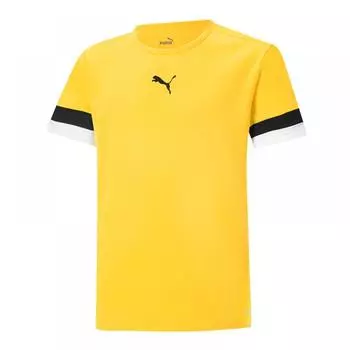 PUMA Team Rise Jersey 70493207 Мужская круглая футболка с коротким рукавом
