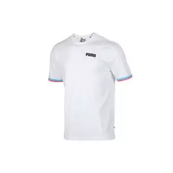 Puma Training Fitness Свободная футболка с коротким рукавом Мужские топы Белые 584155-02 M