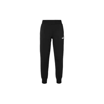 Puma Трикотажные зауженные спортивные штаны Essentials с логотипом, женские, черные 847681-01 2XL