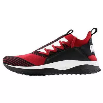 Puma Tsugi Jun Black Red Мужские кроссовки Red-Dahlia White 365489-11