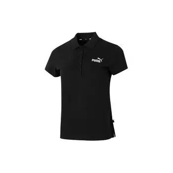 Puma Удобная дышащая спортивная футболка-поло для женщин, топы, черный цвет 630564-01 XS
