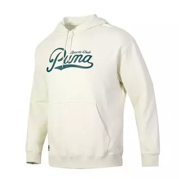 Puma Удобная дышащая толстовка с логотипом для тренировок и бега, мужская толстовка бежевого цвета 630946-80 S