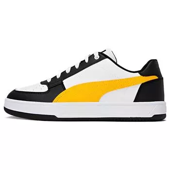 Puma Удобные универсальные нескользящие износостойкие низкие кроссовки для скейтбординга унисекс кроссовки черные белые желтые 392290-06 38.5