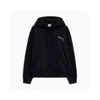 Puma Unisex BrusHed Hoodie Uni ArcHive H BrusHed Sweat Hoodie blacks/L