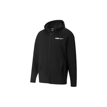 Puma Утепленная мужская куртка с капюшоном на флисовой подкладке, черная 84652801 M