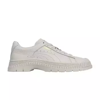 Puma Utility Leather Glacier Grey Женские кроссовки Серые 370982-02