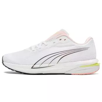 Puma Velocity Nitro White Elektro Peach Женские кроссовки Розовый Черный 195697-05 35.5