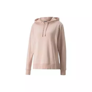 Puma Винтажная повседневная вышитая толстовка с капюшоном Женская толстовка с капюшоном Розовая 673417-47 L