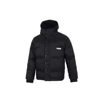 Puma Volume Down Hooded Jacket Мужская Верхняя одежда Черный 534934-01 L