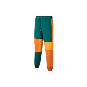 Puma Выберите повседневные брюки Mmq Series Color Block с манжетами, унисекс, зеленые 539585-87 M