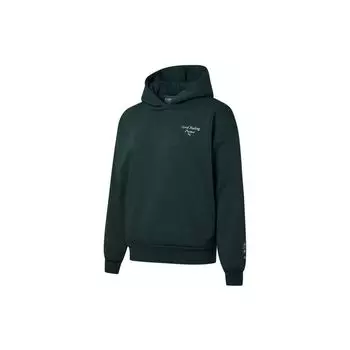 Puma Wellness Club Crew Letter Logo Спортивная трикотажная толстовка с капюшоном Женская толстовка темно-зеленого цвета 534397-80 M