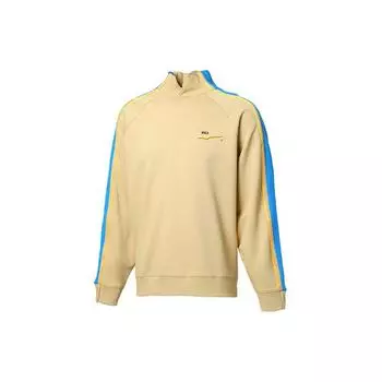 Puma X Ader Error Повседневный спортивный пуловер с цветными блоками и воротником-стойкой Мужские топы цвета хаки 595538-49 XS