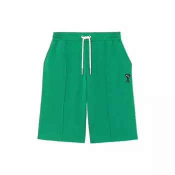 Puma x AMIPARIS Однотонные прямые шорты с завязками в форме сердца, мужские брюки, зеленые 534071-96 S