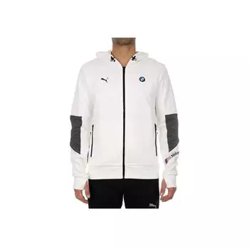 Puma X BMW Collaboration Sports Zip-Up Hoodie Мужские куртки Белые 598001-02 XS