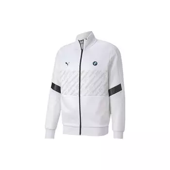 PUMA X BMW Color Block Logo Track Jacket Men Jackets White 596094-02 S