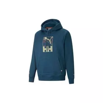 Puma X Helly Hansen Collab Knit Hoodie Sweatshirt Мужские топы Темно-синий 532842-65 XS