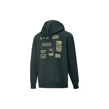 Puma X Helly Hansen Knit Sport Hoodie Pullover Unisex Tops Jewel-Green 532842-80