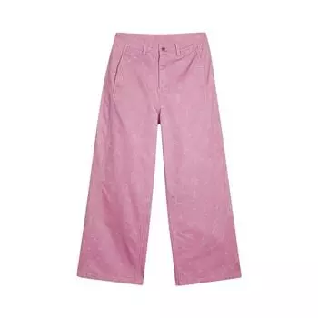 Puma X KidSuper Cellarator Collaboration Pants FW24 Outdoor Прямые брюки со средней посадкой на молнии Спортивные повседневные брюки Женские брюки Розовые 626707-48 S