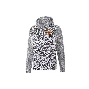 Puma X Mr Doodle Artist Edition вышитый логотип с принтом граффити толстовка мужская белая 598640-02 L