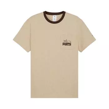 Puma x Noah Pocket Tee Brown Men Tops 623866-90