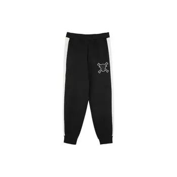 Puma X One Piece Kogo Design Вязаные джоггеры со средней талией Брюки унисекс Черные 624671-01 S