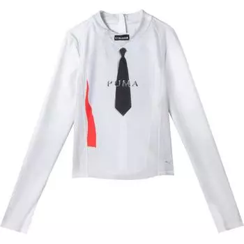 Puma x Ottolinger Slim Long-Sleeve White Women Tops 625752-02