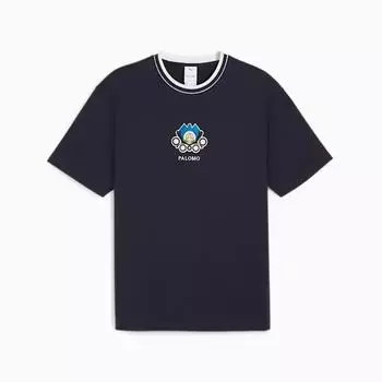 Puma X Palomo SS24 Футболка с круглым вырезом и логотипом Топы унисекс Темно-синий 625558-16 M