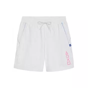 Puma X Playstation Collaboration SS24 Brand Logo Printed Fashion Casual Shorts Men shorts Fog-Silver 624703-42 L