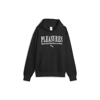 Puma X Pleasures Графическая толстовка с капюшоном Черная мужская 620879-01 S