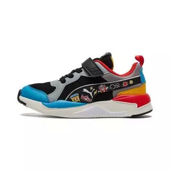 Puma X-Ray AC Little Kid Club Pack — Детские кроссовки черные Hawaiian-Ocean Spectra-Yellow 383987-01 29